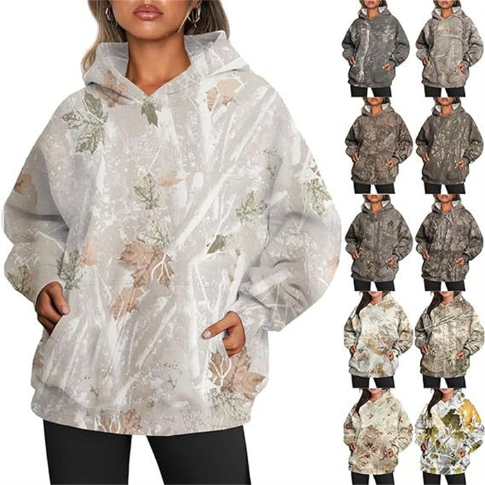 Botanical Oversized Hoodie — Women's