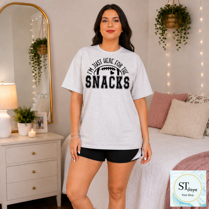 STYVU "I'm Just Here For The Snacks" Graphic Tee