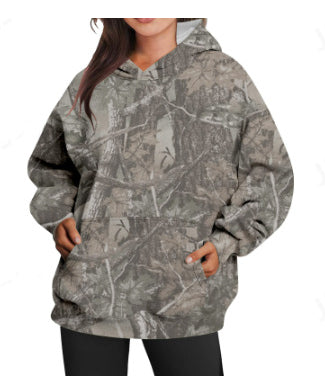 Botanical Oversized Hoodie — Women's