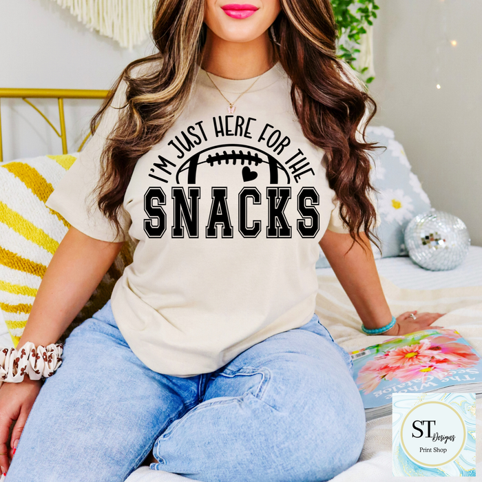 STYVU "I'm Just Here For The Snacks" Graphic Tee