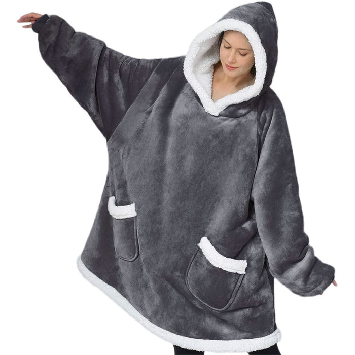 Wearable Blanket Hoodie — Unisex Oversized