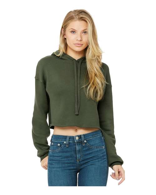 STYVU Women's Fleece Crop Hoodie Sweatshirt
