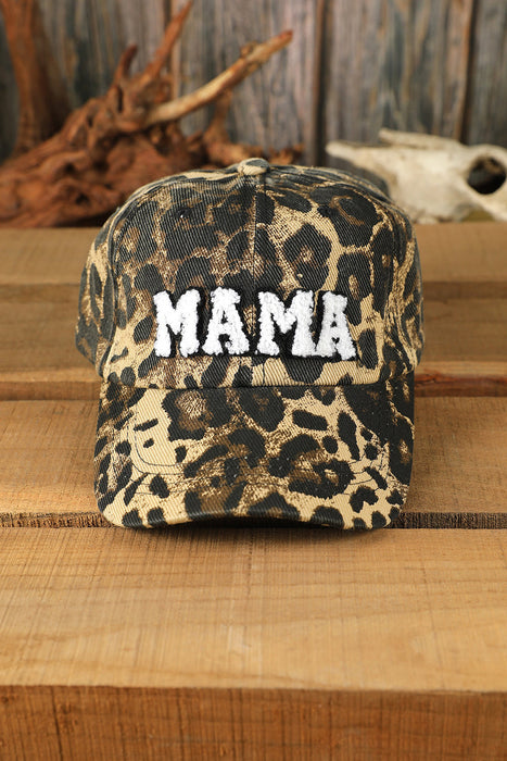 STYVU Leopard MAMA Embroidered Baseball Cap