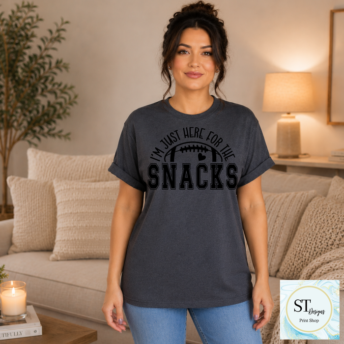 STYVU "I'm Just Here For The Snacks" Graphic Tee