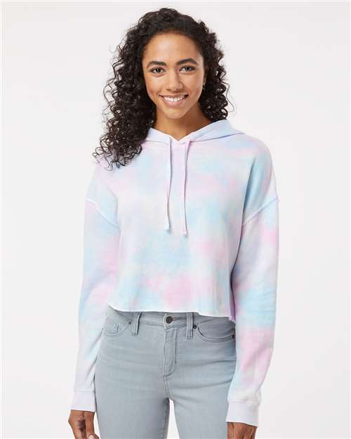 STYVU Women's Lightweight Crop Hooded Sweatshirt