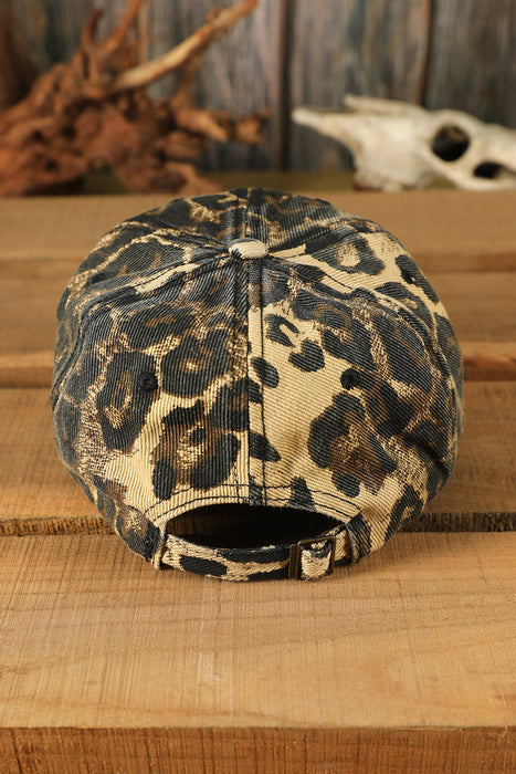 STYVU Leopard MAMA Embroidered Baseball Cap