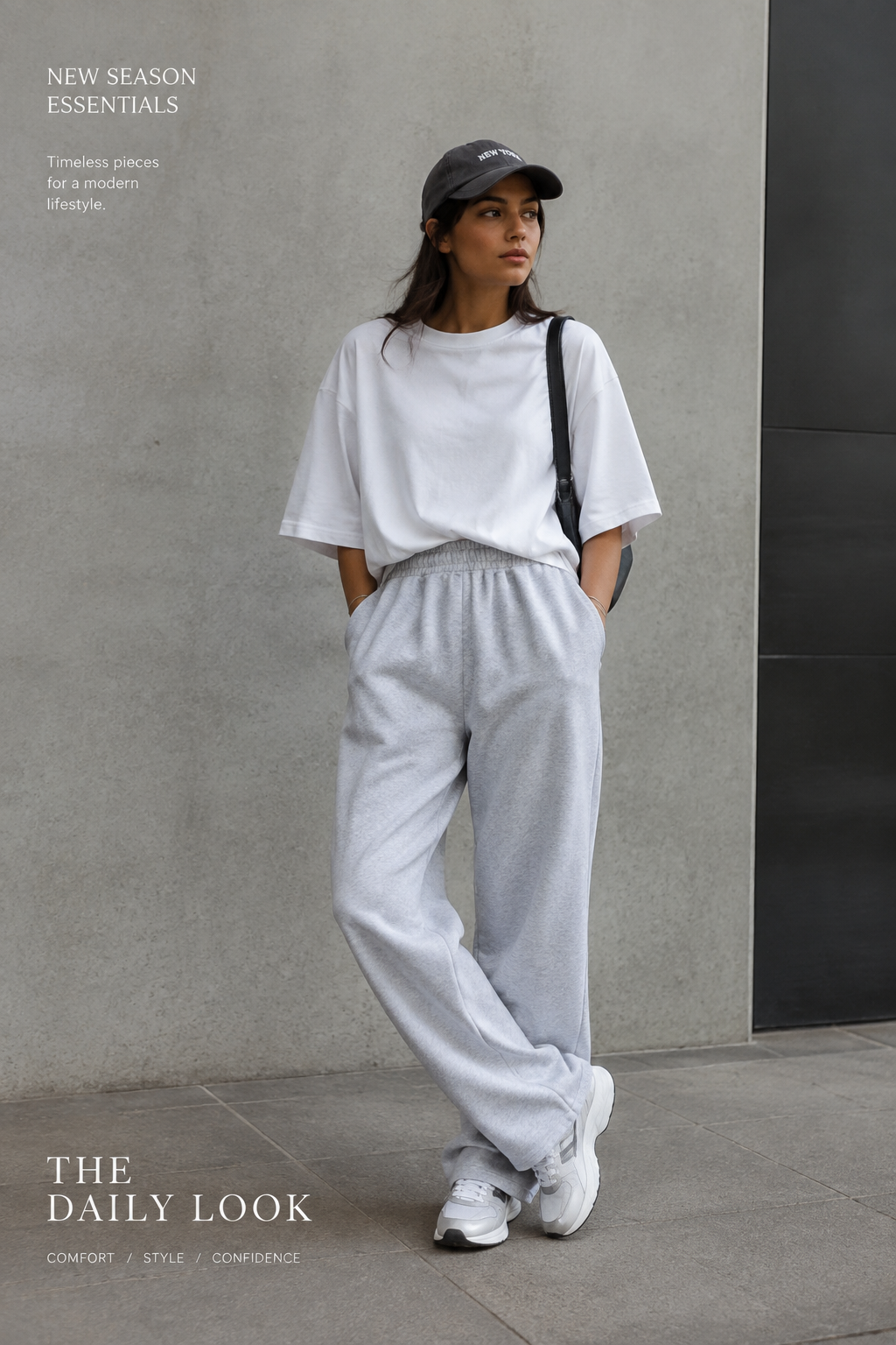 Street style woman casual